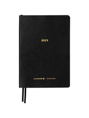 a5 weekly diary black