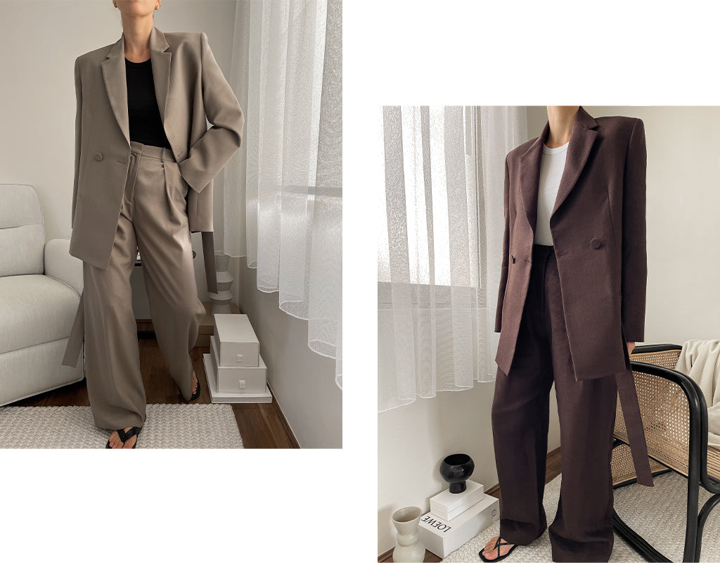 How and where to wear a women's pants suit. A complete guide