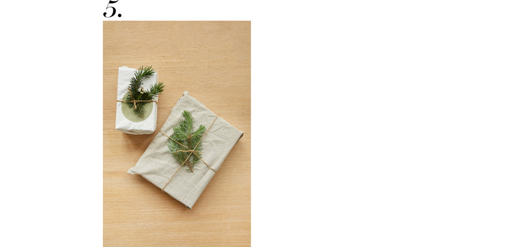 The UNDONE Minimalist sustainable gift wrapping 