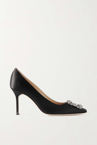 Hangisi 90 embellished satin pumps