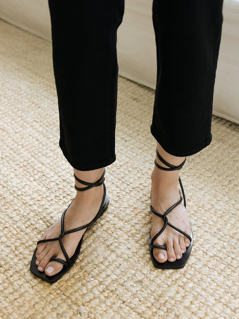 A. EMERY | Kinsley Sandal in Black 