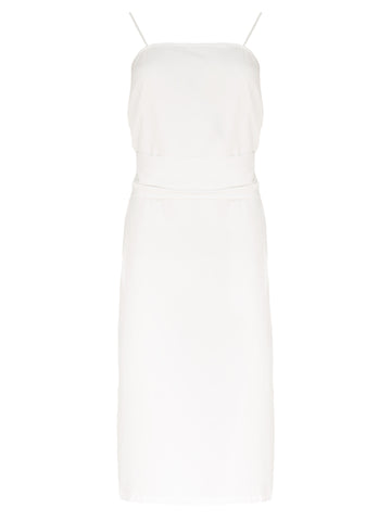 Sir The Label | Mathilde Wrap Midi Dress in White | The UNDONE by SIR.
