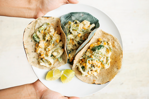 rajas con crema