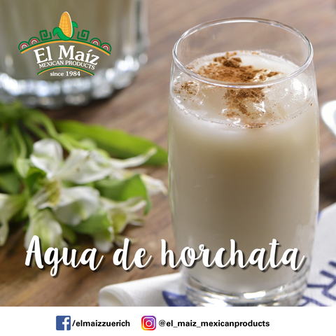 RECETAS EL MAÍZ: Agua fresca de horchata – El Maíz - Mexican Products GmbH