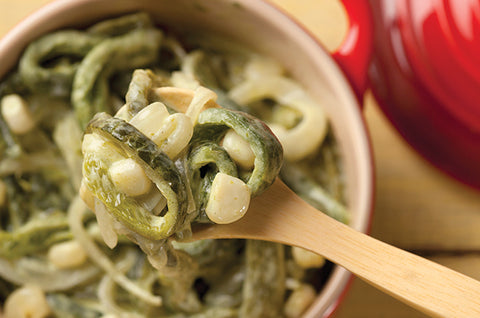 rajas con crema