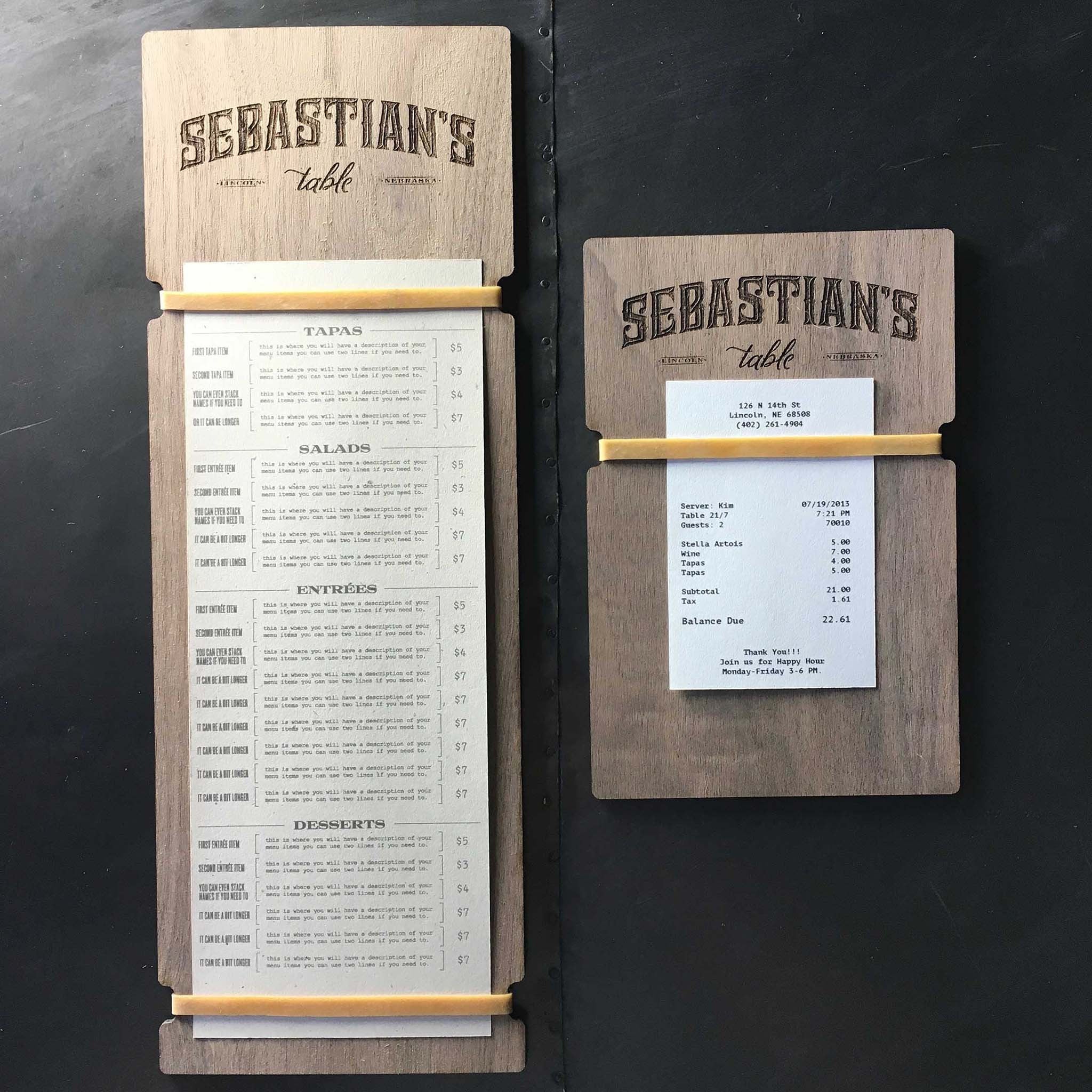 sebastian's table