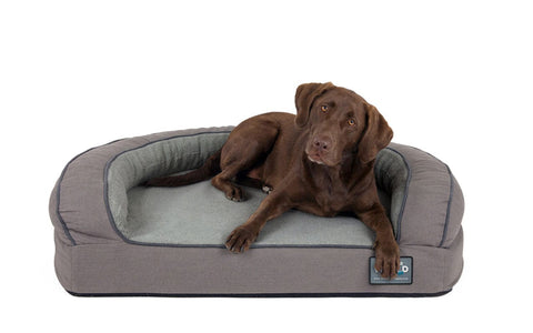 waterproof bolster dog bed