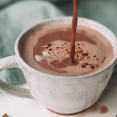 warming cup of hot chocolate
