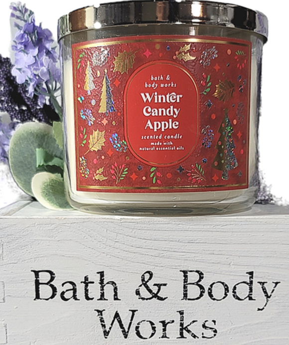 winter candy apple candle bath and body works