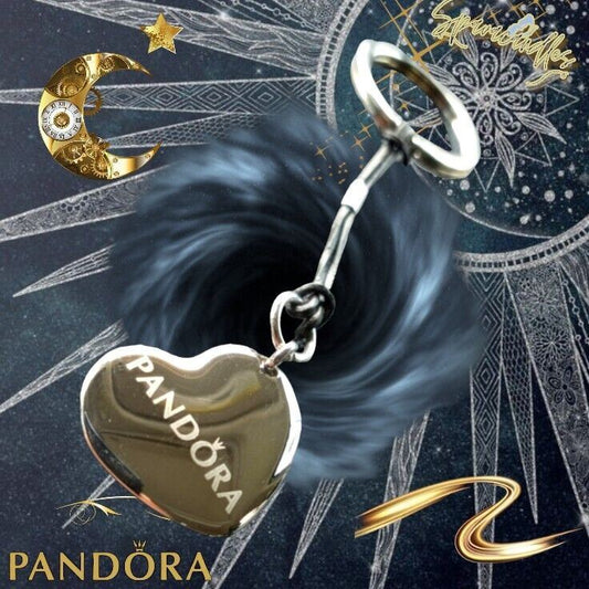 New 100% Authentic PANDORA Moments Small Bag Charm Holder Key Chain  399567C00