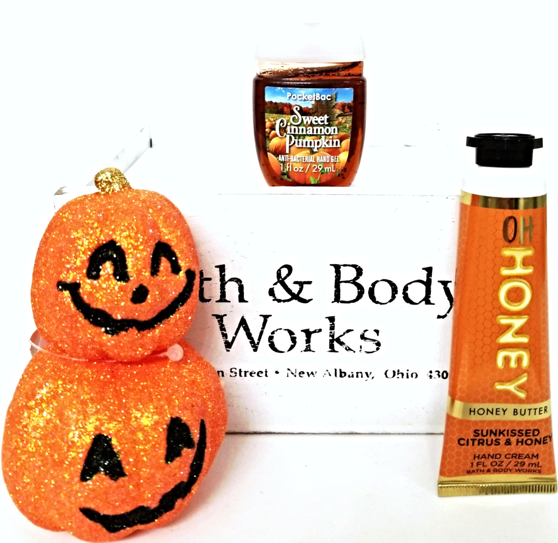 Bath Body Works Oh Honey Hand Cream Pocketbac Jack O Lantern Magn Spavacandles