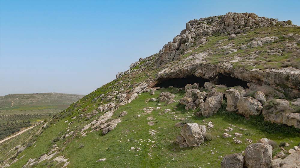 Cave outside Kochav Hashachar