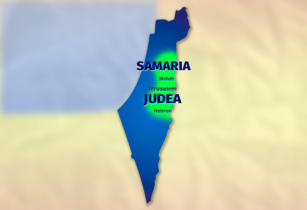 Judea and Samaria Map