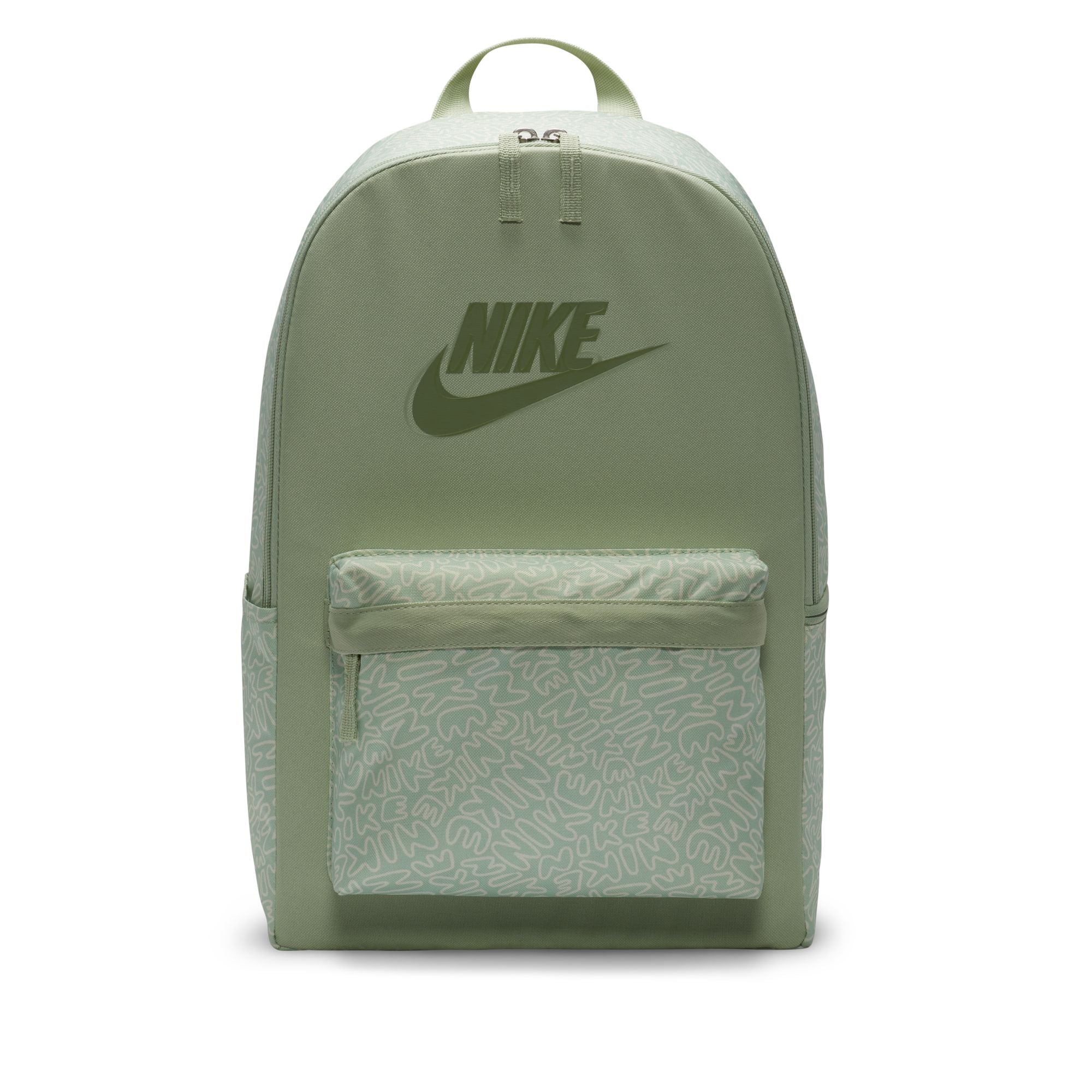 Nike Heritage Bum Bag With Iridescent Logo In Khaki-Green for Men