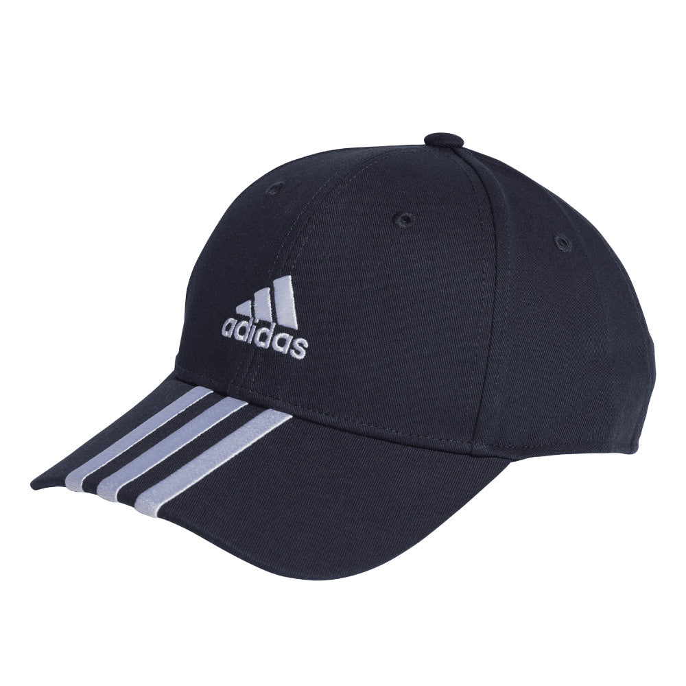 adidas Cotton Twill Baseball Cap White Black - Toby's Sports