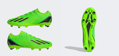 Neon Green Adidas X Speedportal.3 Firm Ground Football Boots