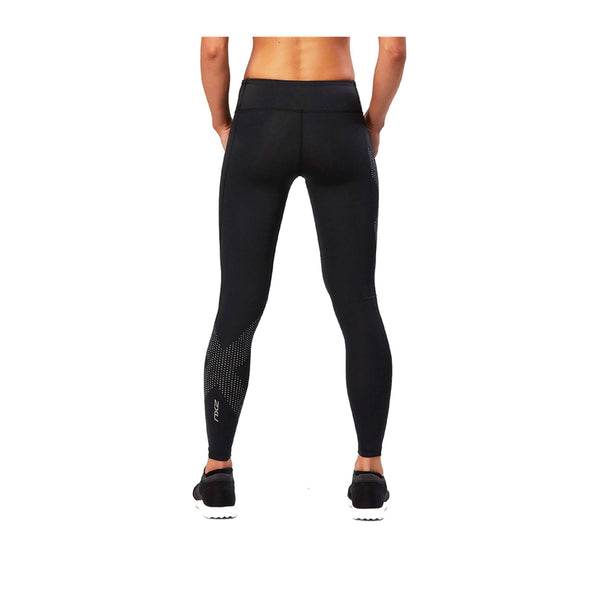 2XU® 9336340740414 - Women's Force X-Small Black/Nero 3/4 Mid-Rise  Compression Tights