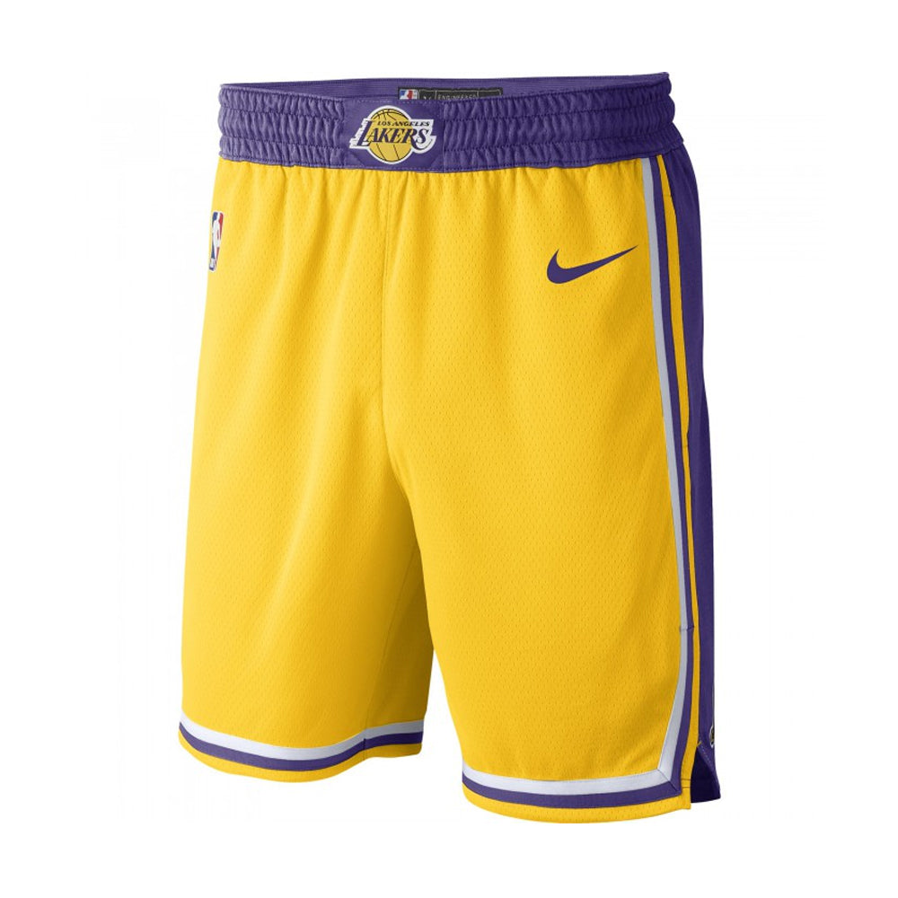 white lakers shorts