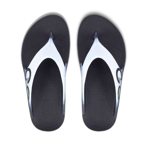 men's oofos flip flops