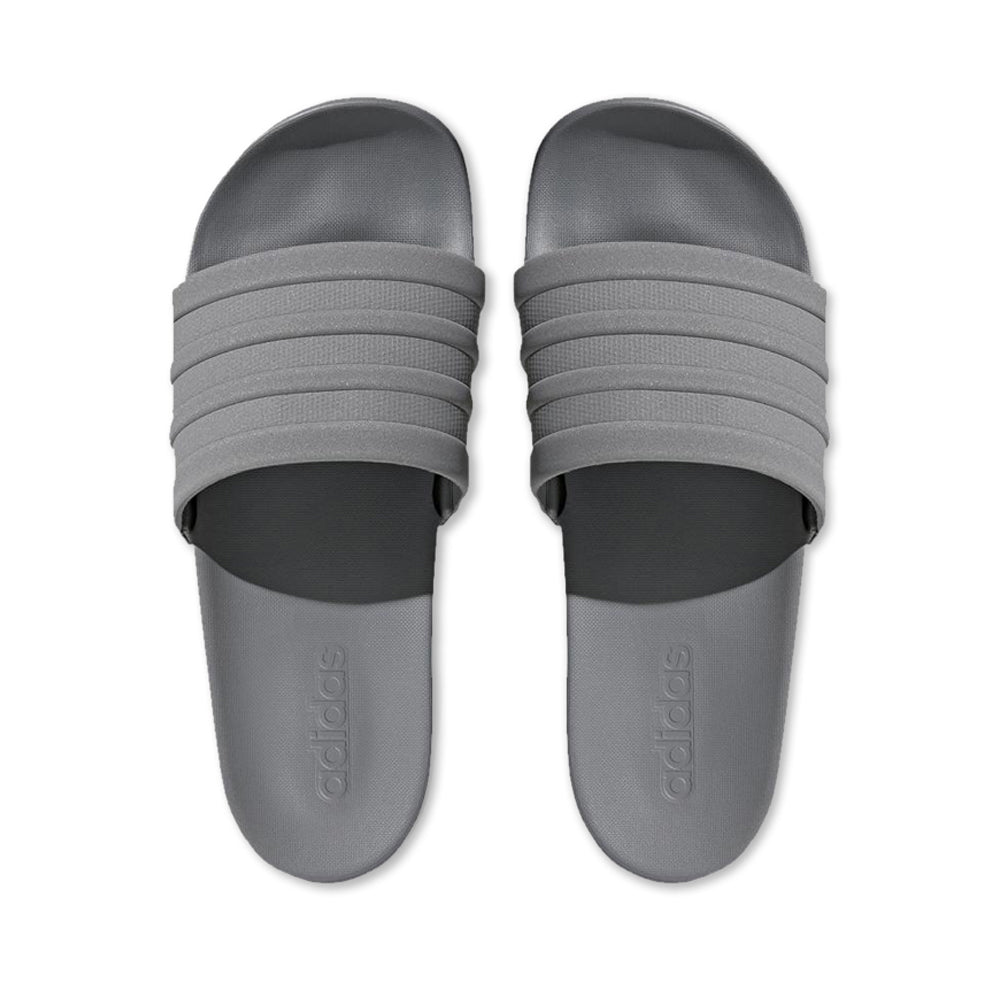 men's gray adidas slides