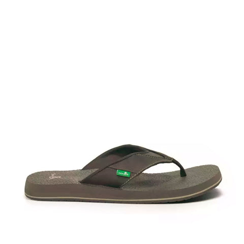 sanuk green flip flops