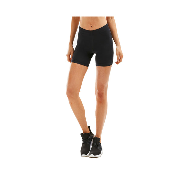 2XU Women's MCS Run Shorts Black Gold - Toby's Sports