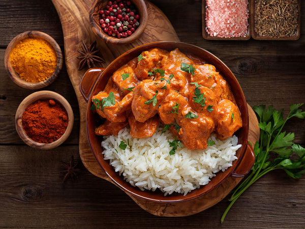 Indian Butter Chicken And Basmati Rice Recipe Takeout Kit