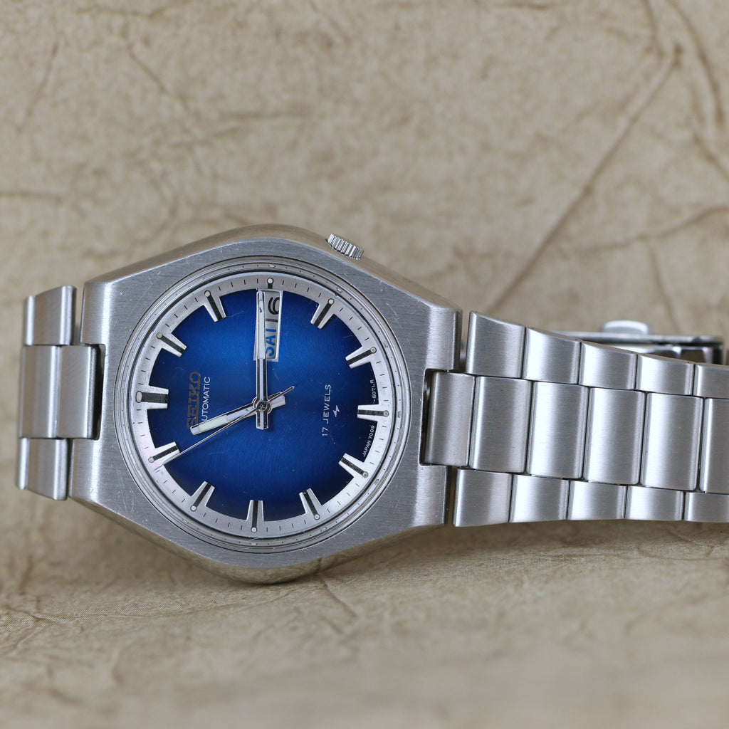 Seiko 7009-8079 - Blue Dial - Automatic, Day/Date – A Second Time