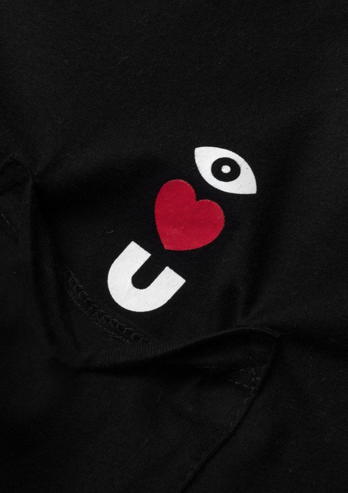 Acapella | Graphic Collection | Playera Eye Love U Negro – ACAPELLA