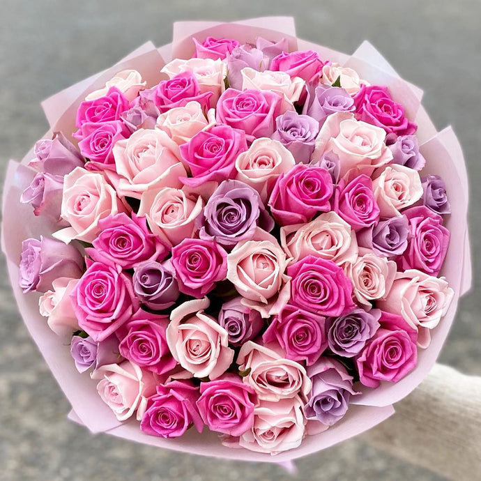 Maxi Ramo de 50 rosas – Mon amour roses