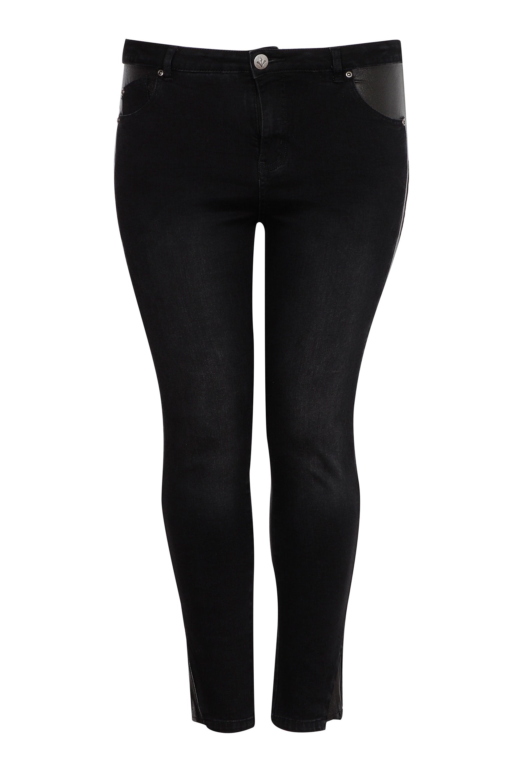 Se Adia - Jeans - Adhalle - Black hos Gowoman.dk