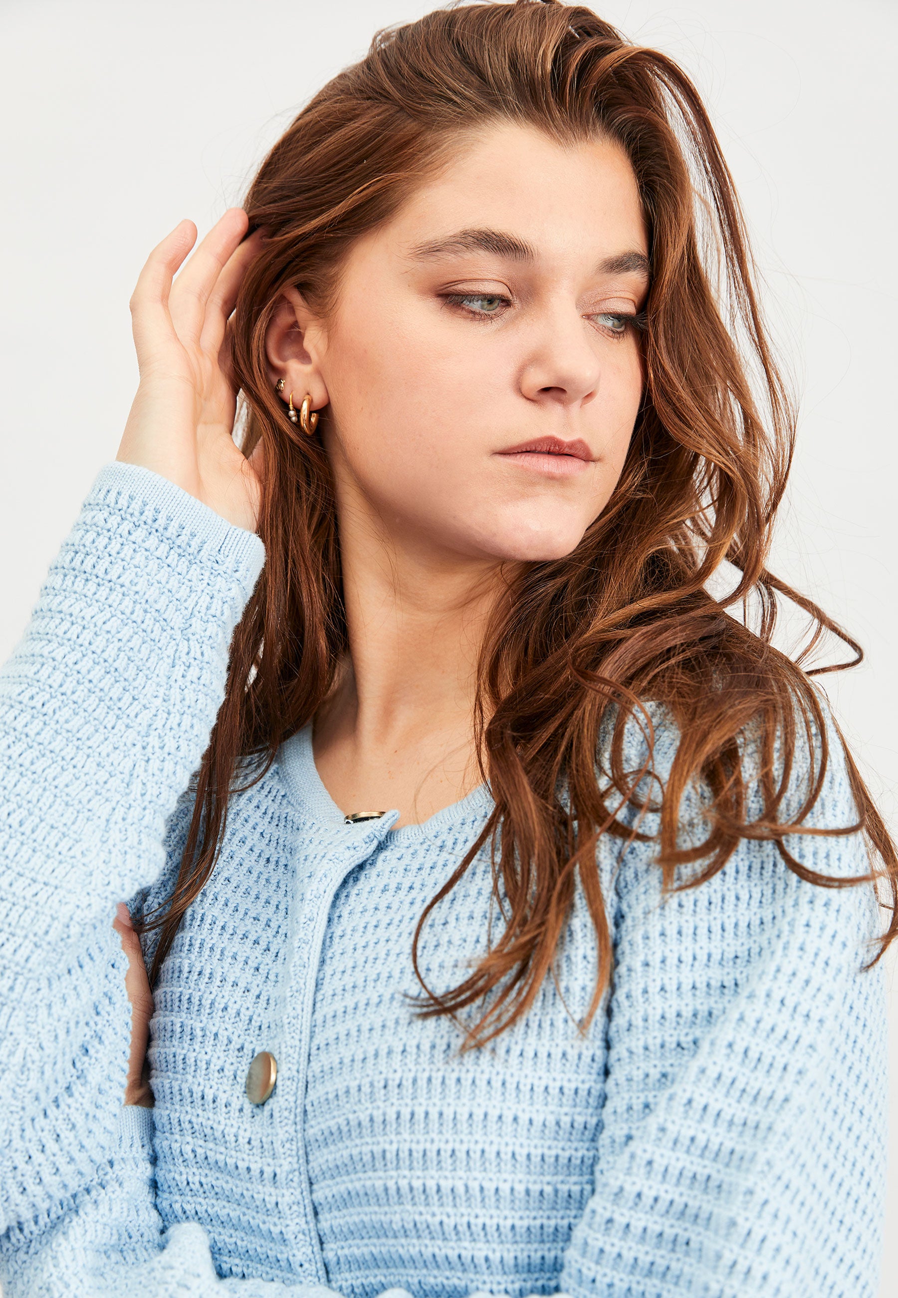 Billede af Liamalie - Light Blue - Cardigan