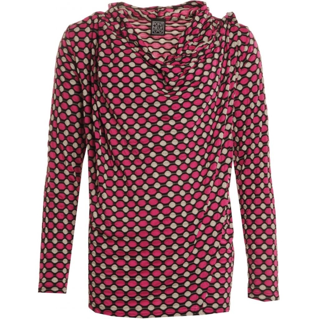 Se Pont Neuf - Cardigan - Pndana - Dark Pink hos Gowoman.dk