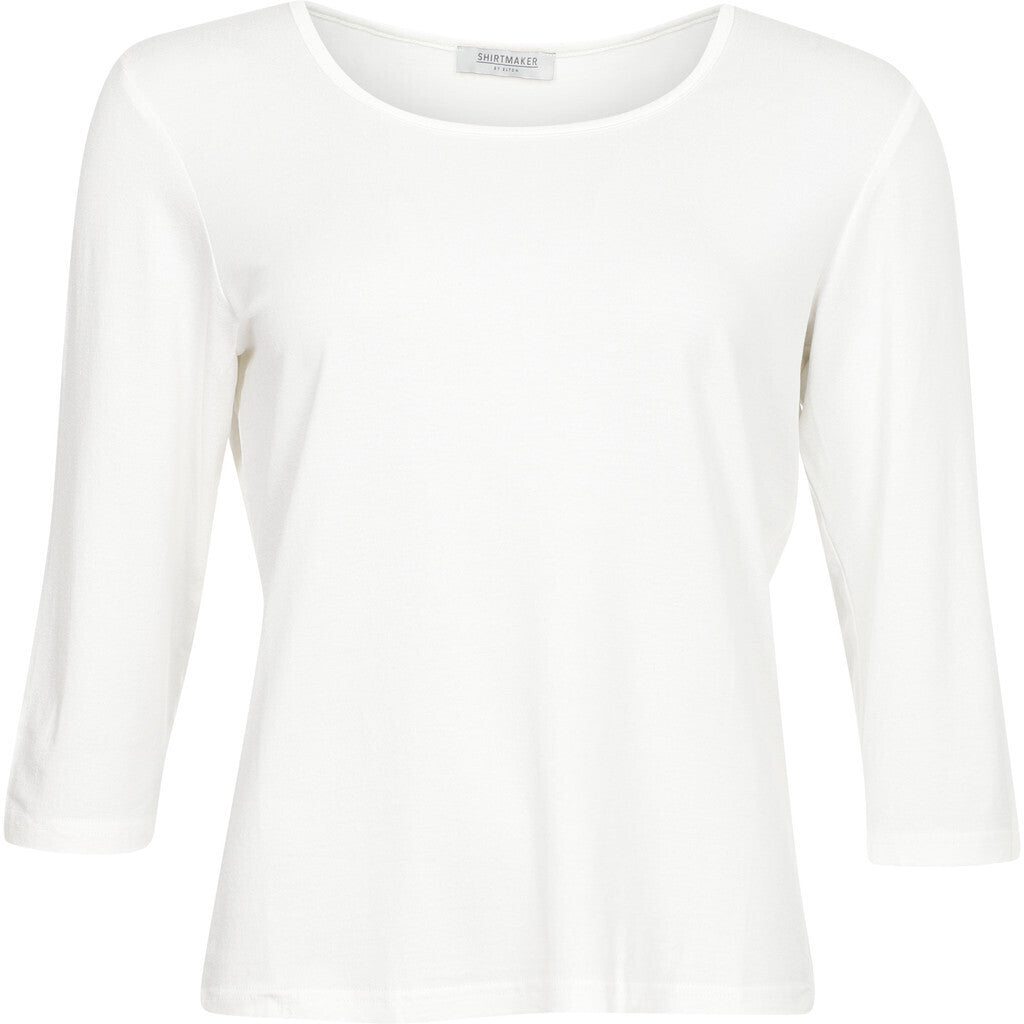 Billede af Sht-shirt - Off White - Bluse hos Gowoman.dk