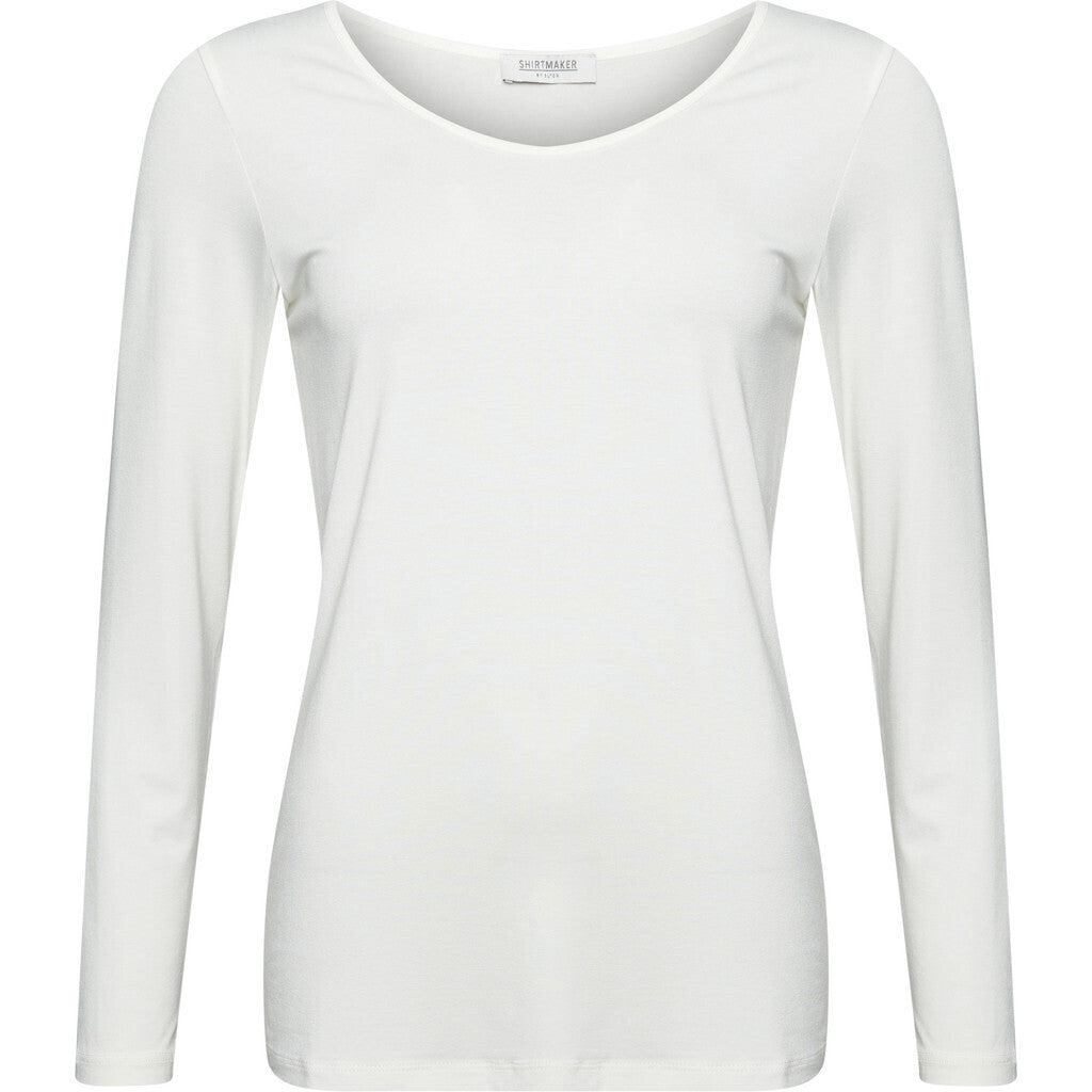 Se Sht-shirt - Off White - Bluse hos Gowoman.dk