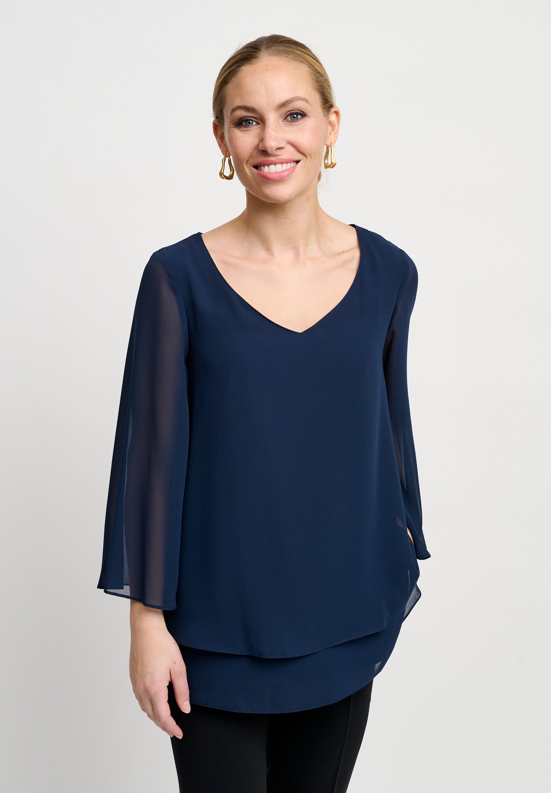 Billede af Elcamma - Navy - Bluse