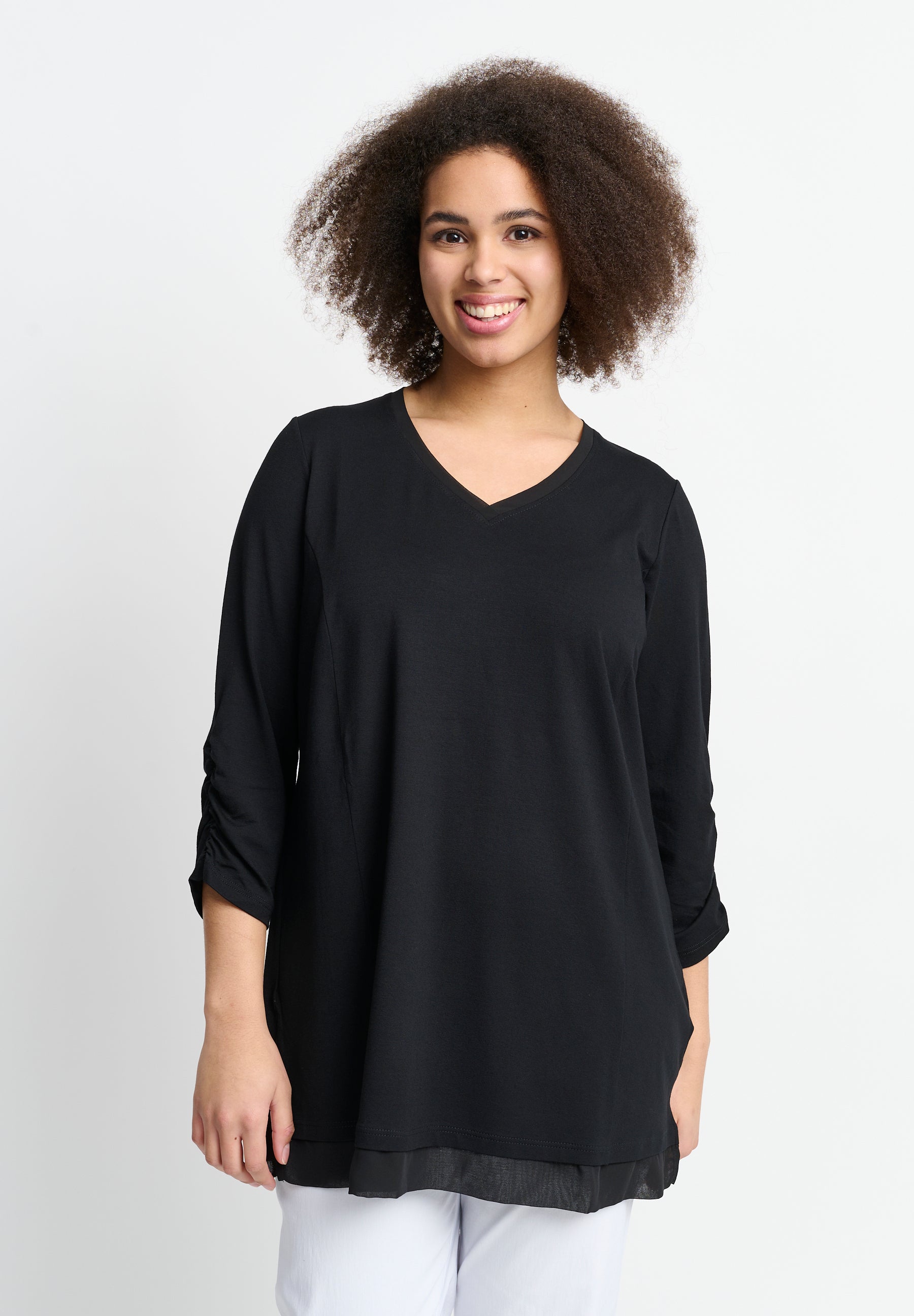 Billede af Seshirt Noos - Black - Bluse hos Gowoman.dk