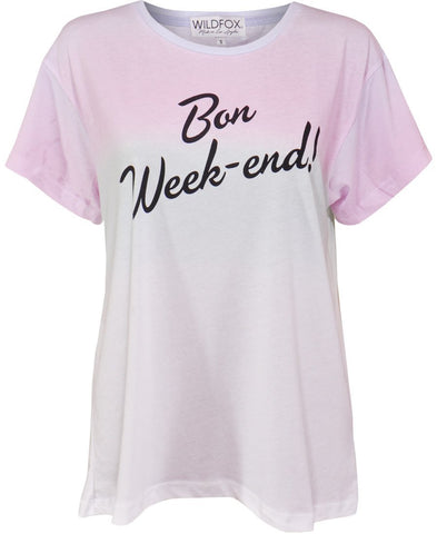 Wildfox Bon Weekend Manchester Tee