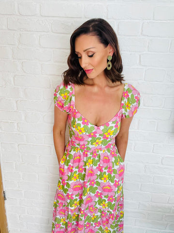 Show Me Your Mumu Cathy Floral Maxi Dress as seen on Catherine Tydesley