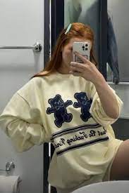 MAYFAIR JUST BE FU*KING KIND CREAM CREWNECK SWEATER AS SEEN ON MADELEINE PETSCH