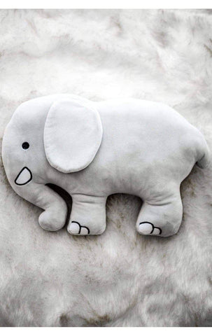 IVORY ELLA ELEPHANT SHAPED PILLOW