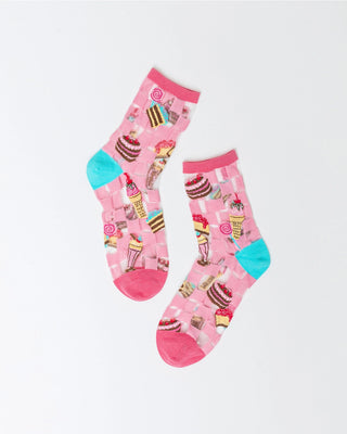 Beach Riot - Kids' Little Peppa Heart Print Leggings in Candy