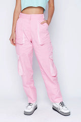 The Ragged Priest Coney Combat Trousers in Pink