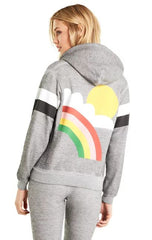 Wildfox Rain or Shine Regan Zip Hoodie