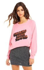 Wildfox Thinking About The Gym Sommers Sweater