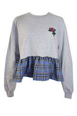 TALLULAHS THREADS MALLORY RUFFLE TARTAN SWEATER  £45.00 GBP