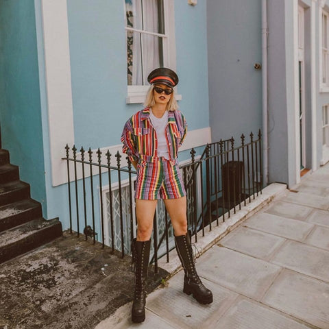 Natinstablog wears our Minga London Shorts & Jacket