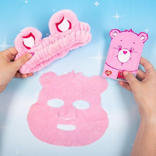 Shop Fizz Creations Care Bears Face Mask & Headband Set - Premium Face Mask from Fizz Creations Online now at Spoiled Brat