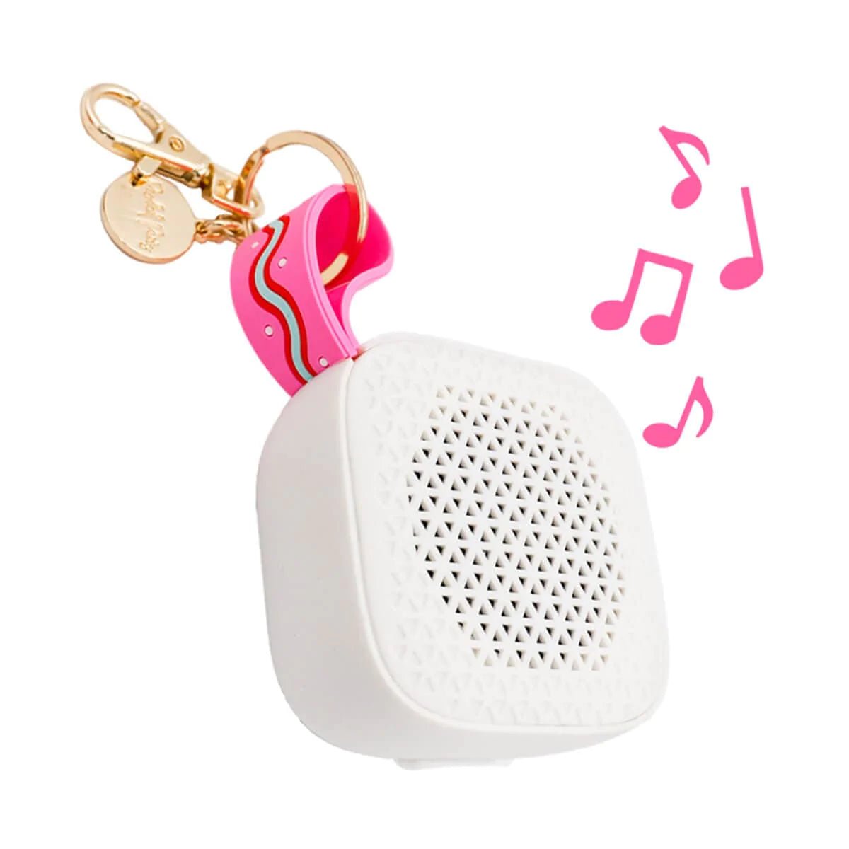 Image of Packed Party Pink On-The-Go Mini Keychain Speaker