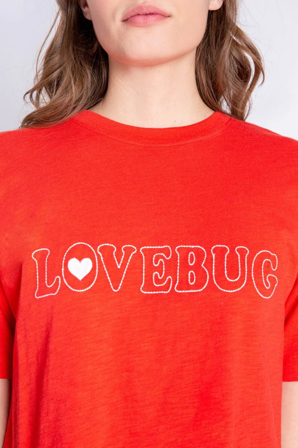 PJ Salvage Lovebug Red Cotton T-Shirt